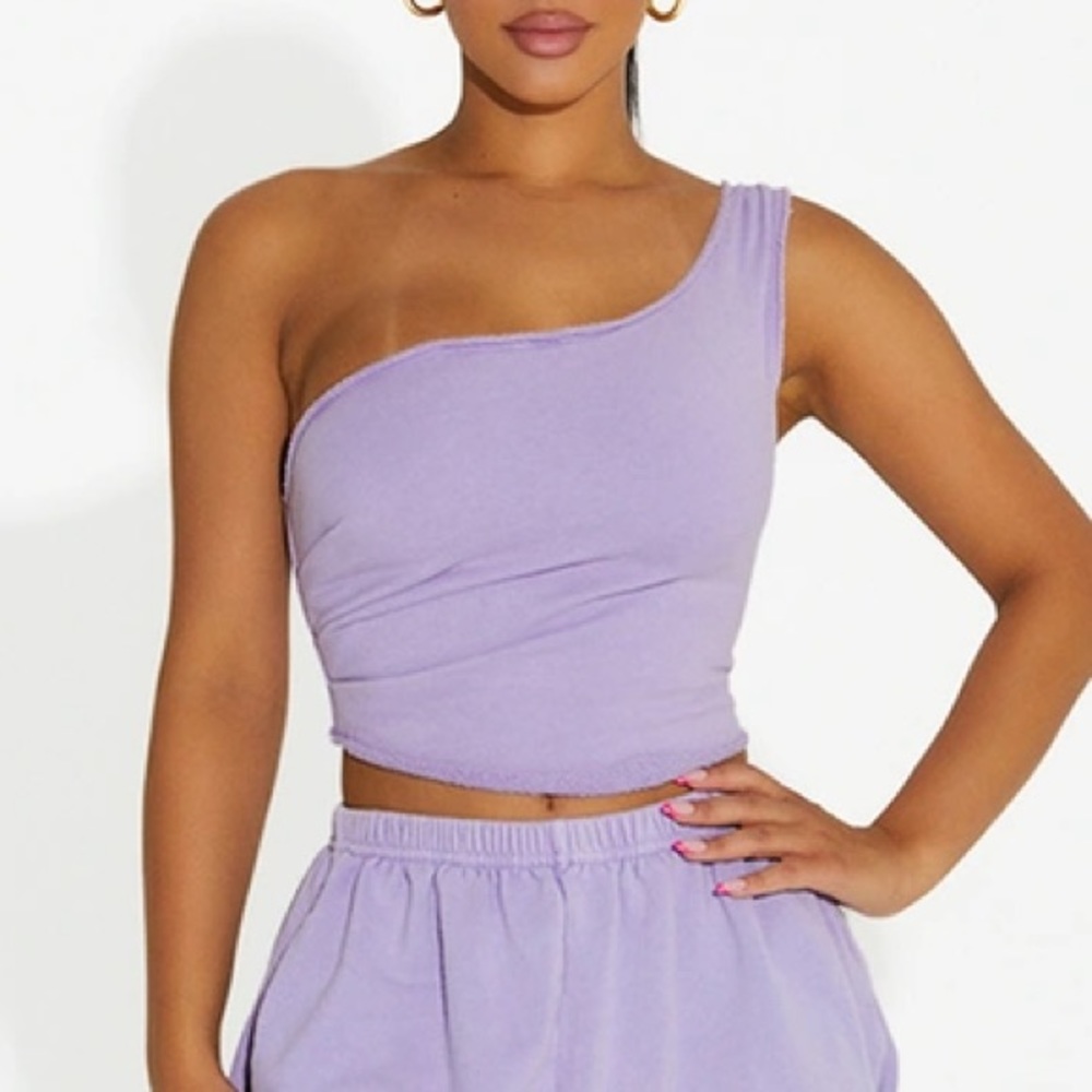 Naked Wardrobe The Extra Cozy Corset in Light Purple